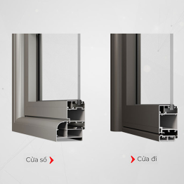 Cửa nhôm Maxpro JP hệ 83