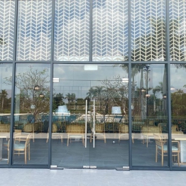 CỬA ĐI BẢN LỀ SÀN 1 FIXED