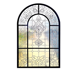 Kính đúc nghệ thuật / kính đúc hoa đồng