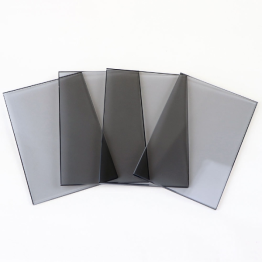 Kính Solar phản quang cường lực màu xám khói